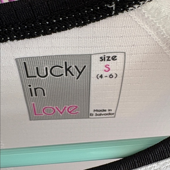 Lucky in Love White and Pink Top - Picture 2 of 7